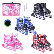 Ролики розміром 30-33 з колесами PVC, світяться, в асортименті