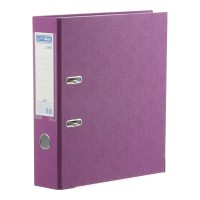 Папка-реєстратор «LUX» А4 одностороння збірна 70 мм PP, бузкова, JOBMAX