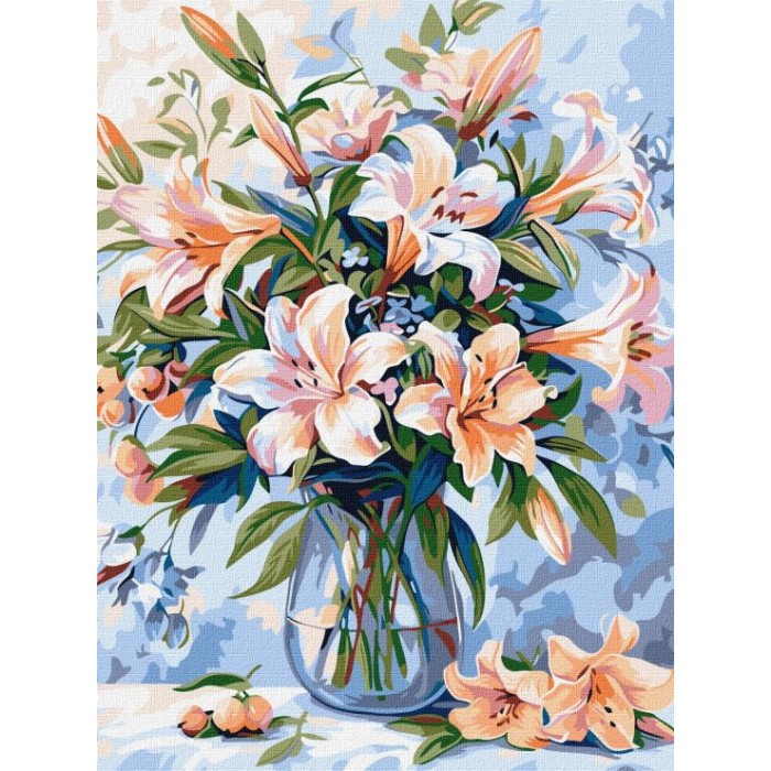 Картина за номерами «Квіткова поема» 30х40 см, ТМ Ідейка