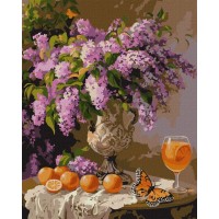 Картина за номерами «Бузковий аромат» 40х50 см, ТМ Ідейка