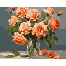 Картина за номерами «Витончений букет» 40х50 см, ТМ Ідейка