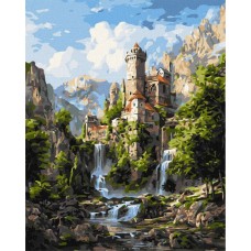 Картина за номерами «Таємниці скель» 40х50 см, ТМ Ідейка