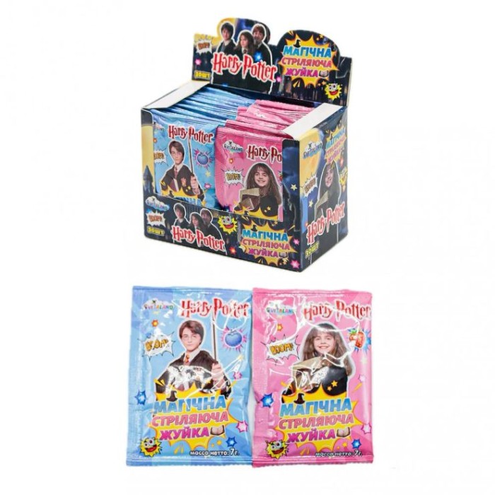 Жуйка «Harry Potter» магічна стріляюча 7 г, в асортименті