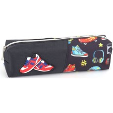 Пенал 21х4,5х6 см чорний, ТМ Мандарин