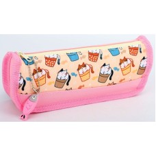 Пенал 21х4,5х6 см рожевий, ТМ Мандарин
