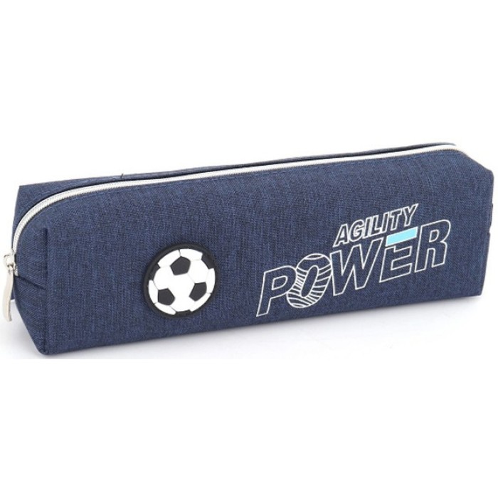 Пенал 21х4,5х6 см синій, ТМ Мандарин