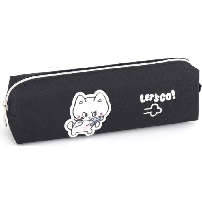 Пенал 21х4,5х6 см чорний, ТМ Мандарин