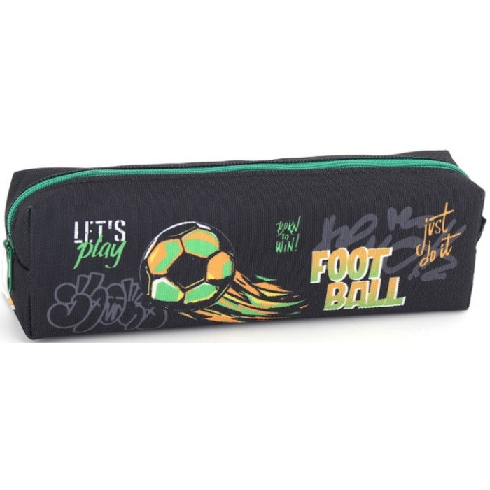 Пенал 21х4,5х6 см чорний, ТМ Мандарин