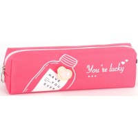 Пенал 21х4,5х6 см рожевий, ТМ Мандарин