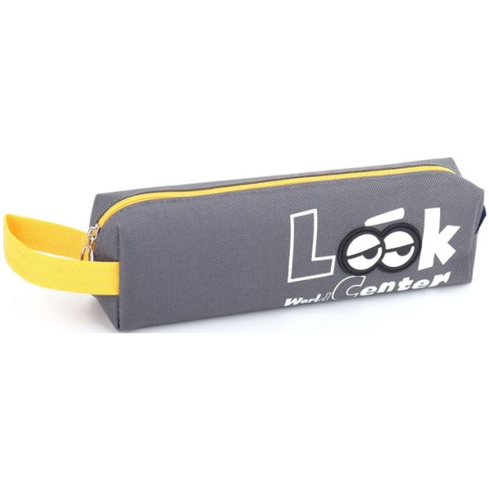 Пенал 21х4,5х6 см сірий, ТМ Мандарин