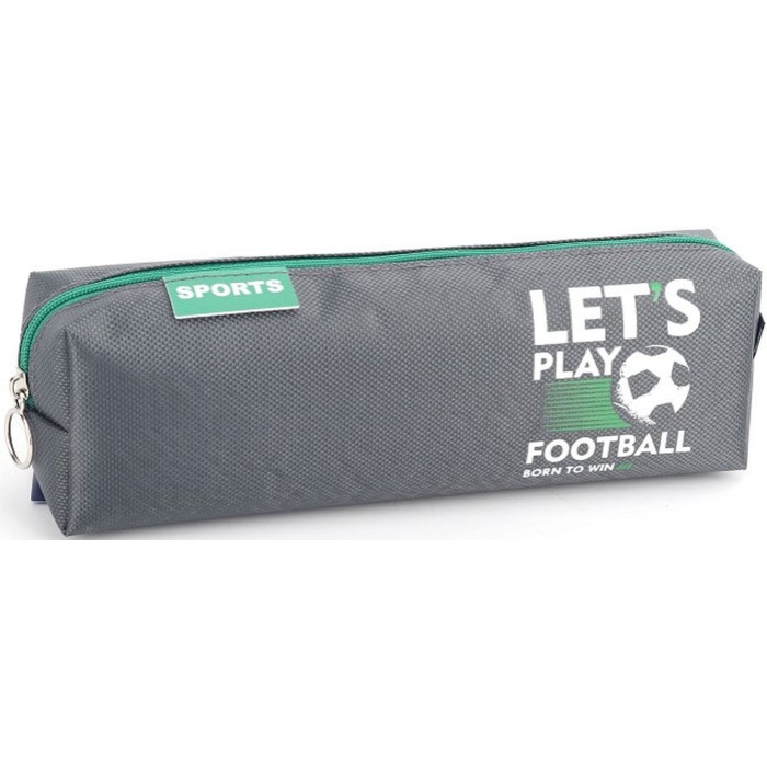 Пенал 21х4,5х6 см сірий, ТМ Мандарин