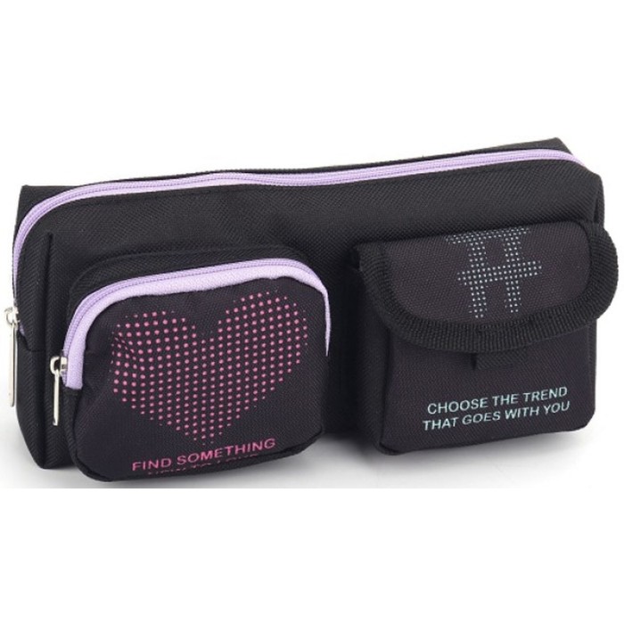 Пенал 20х4,5х8,5 см фіолетовий, ТМ Мандарин