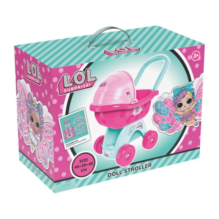 Візочок для ляльки «L.O.L. Surprise! We Believe in Fairies» 46х29х48 см, у коробці 37х27,5х19,5 см, ТМ Технок