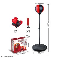 Боксерський набір: груша на підставці 1050 см, рукавички та насос, у коробці 40х35х10 см