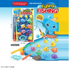 Риболовля: 2 вудки та 10 рибок, на планшетці 46,6х6х27,6 см.