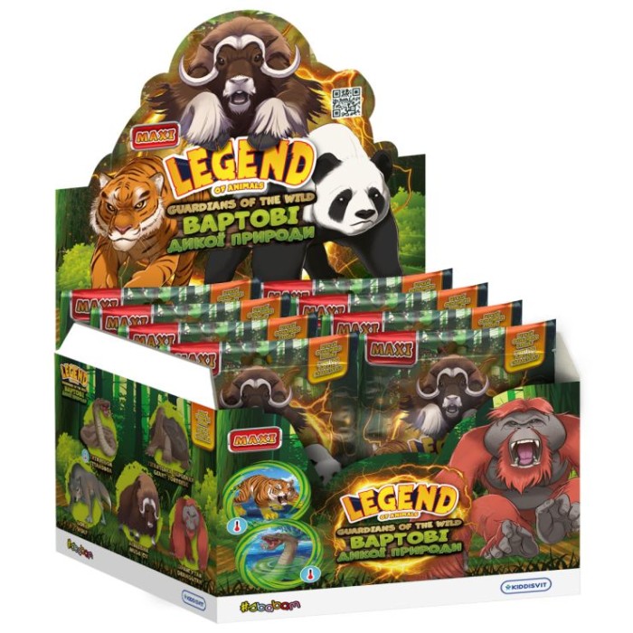 Колекційна стретч-іграшка «Вартові дикої природи» 10-17 см, в асортименті, у пакеті 19х8х22 см