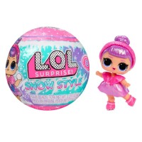 Ігровий набір з лялькою LOL SURPRISE! «Зимовий стиль» 8 см з аксесуарами, в асортименті, у кулі 9х9х9 см