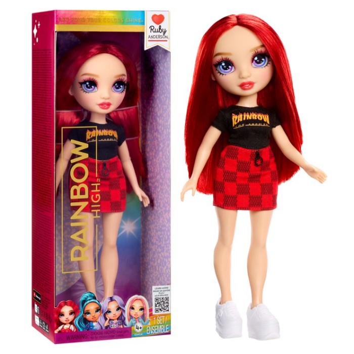 Лялька RAINBOW HIGH «OPP. Рубі» 27 см, у коробці 30х7х11 см