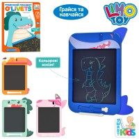 LCD планшет 10 дюймів для малювання кольоровий,на батарейці, в асортименті, у коробці 25х33,5х2 см