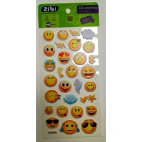 Наліпки «Смайлики 3D» 18х9,5 см, KIDS Line