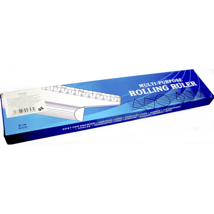 Лінійка-рейсшина роликова 30 см, ТМ J. Otten