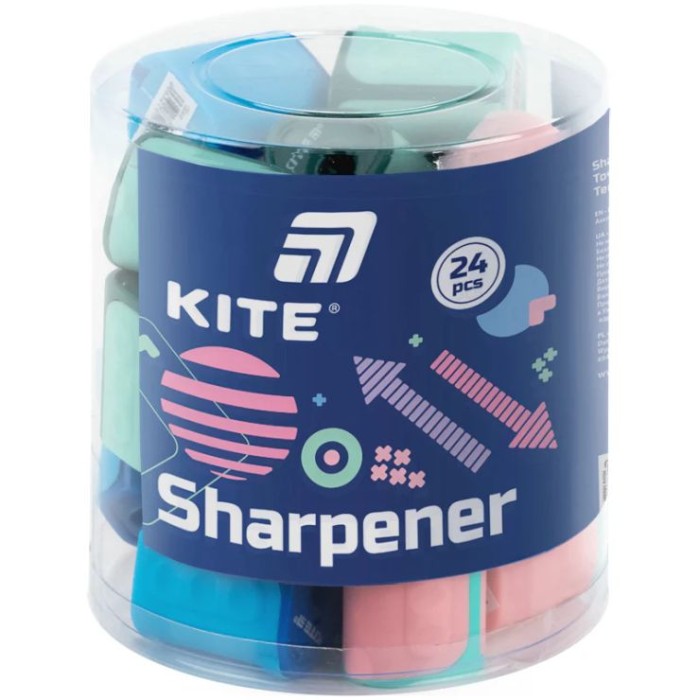 Точилка «Twist» з контейнером, в асортименті, ТМ Kite
