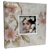 Фотоальбом «Sakura» на 300 фото 10х15см з паперовими аркушами, обкладинка з ламінованого картону, 22х22 см