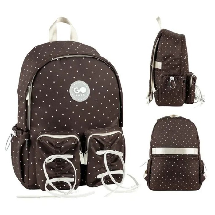 Рюкзак 44х28,5х13,5 см коричневий,130L-2, GoPack Education Teens