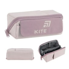 Пенал 20х11,5х9,5 см рожевий, 2702-5, ТМ Kite