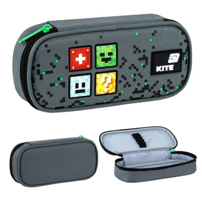 Пенал «Pixel» 21х8,5х4,5 см, 662-22, ТМ Kite