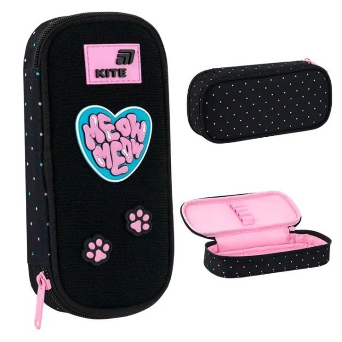 Пенал «Pretty Kitty» 21х8,5х4,5 см, 662-1, ТМ Kite