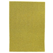 Фоаміран A4 1,7 мм з глітером золотий, 10 аркушів, ТМ J.Otten