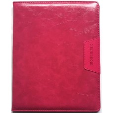 Щоденник шкільний А5 на 48 аркушів з обкладинкою зі шкірзаму, червоний, ТМ Мандарин