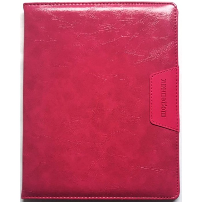 Щоденник шкільний А5 на 48 аркушів з обкладинкою зі шкірзаму, червоний, ТМ Мандарин