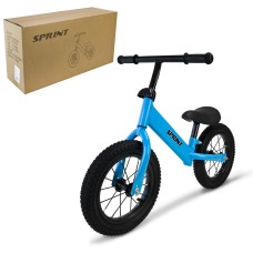 Велобіг на сталевій рамі з надувними колесами 12 дюймів, синій