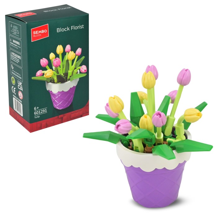 Конструктор «Florist» на 69 деталей, у коробці 9х14,5х6 см