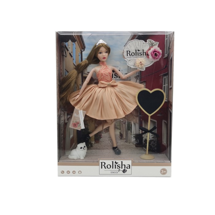 Лялька «Emily Romantic» 29 см з аксесуарами, у коробці 28,5х6,5х36 см