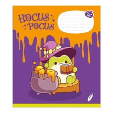 Зошит на 12 аркушів у клітинку «Фокус-покус» №0332, Пір'їнка