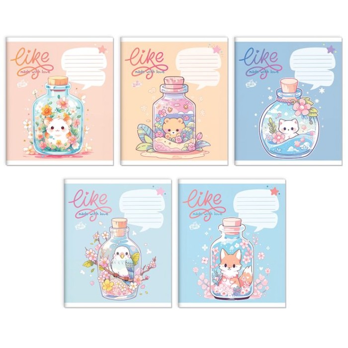 Зошит на 18 аркушів у клітинку «Маленький світ» №2557, ТМ Brisk