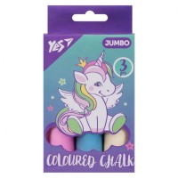 Крейда кольорова «Glamour» JUMBO на 3 кольори, ТМ Yes