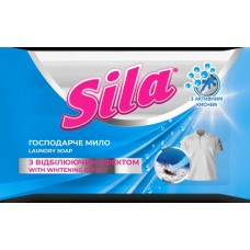 Мило господарське тверде з відбілюючим ефектом 100 г, ТМ Sila