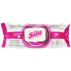 Вологі серветки для очищення поверхонь 80 шт, ТМ Sila