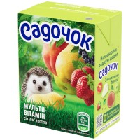 Сік з м`якоттю «Садочок. Мультивітамін» 0,2 л