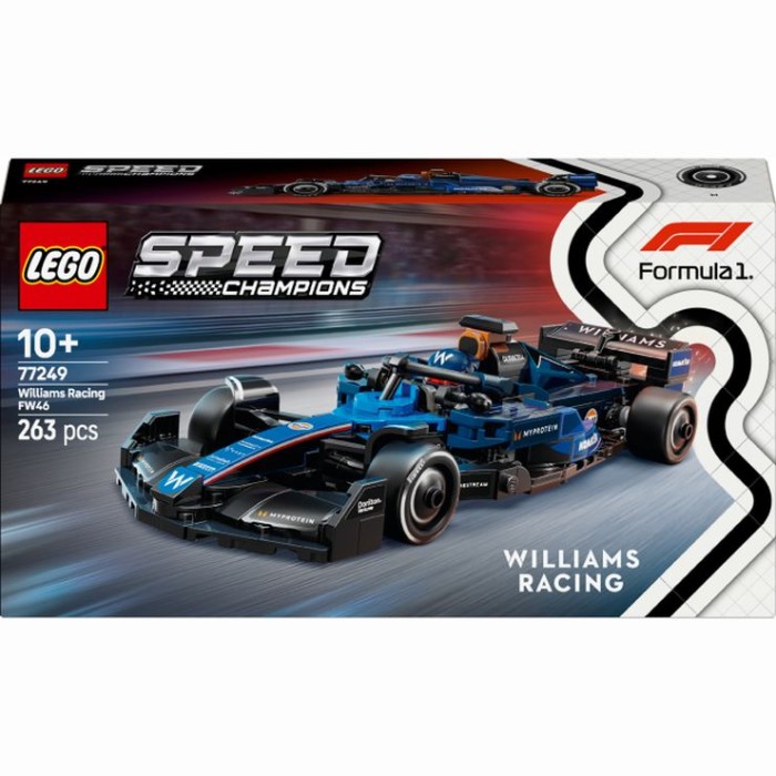 Конструктор «Автомобіль для гонок F1® Williams Racing FW46» на 263 деталі, у коробці 26х5х14 см, ТМ Lego