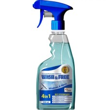Засіб для миття скла та дзеркал 500 г, WASH&FREE