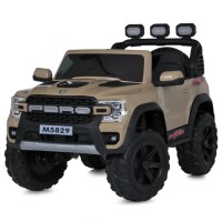 Джип р/к 2,4G з 1 акумулятором 12 V 9AH на 4 мотори по35W, MP3, SD, USB, BLUETOOTH, APP, EVA, світлом, музикою, шкіряним сидінням