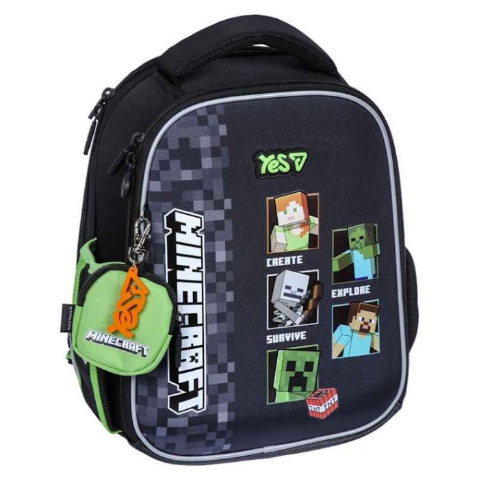 Рюкзак каркасний «Minecraft Reality» 35х15х28 см H-100S, ТМ Yes
