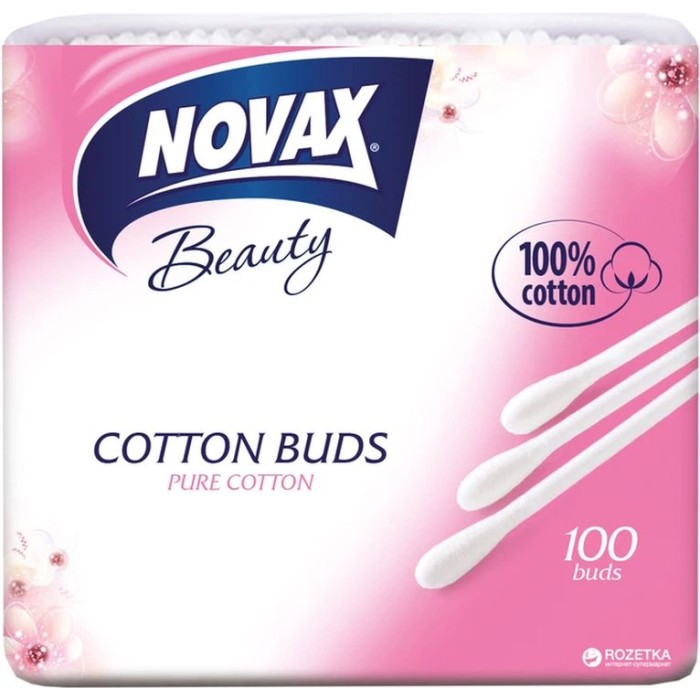 Ватні палички 100 шт, ТМ Novax