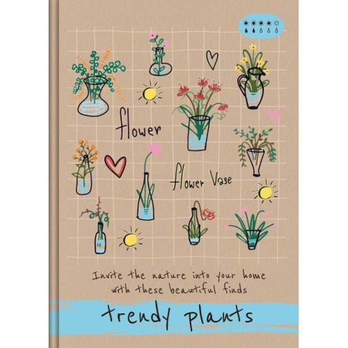 Блокнот «TRENDY PLANTS» А5 на 72 аркуші у клітинку з ламінованою обкладинкою, в асортименті, ТМ Рюкзачок