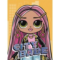 Картина за номерами «L.O.L. Surprise! O.M.G. City Babe» 30х40 см, ТМ Ідейка